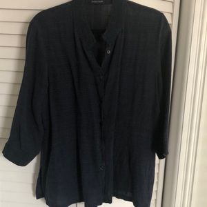 Eileen fisher linen blend top